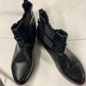 Classic black ankle boots